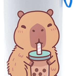 Botella Agua Capibara Bubble Tea 750 Ml Grafimax
