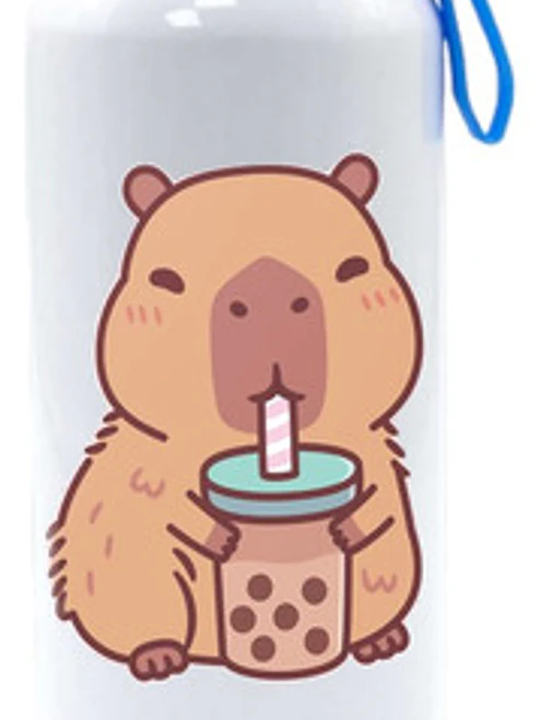Botella Agua Capibara Bubble Tea 750 Ml Grafimax 1