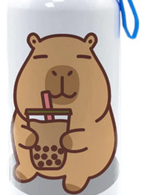 Botella Agua Capibara Sentado Bubble Tea 750 Ml Grafimax
