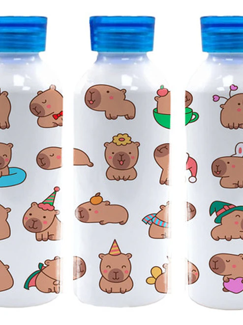 Botella Agua Capibara Carpincho Diseños 750 Ml Grafimax 2