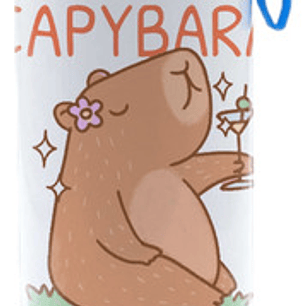 Botella Agua Capibara Style 750 Ml Grafimax