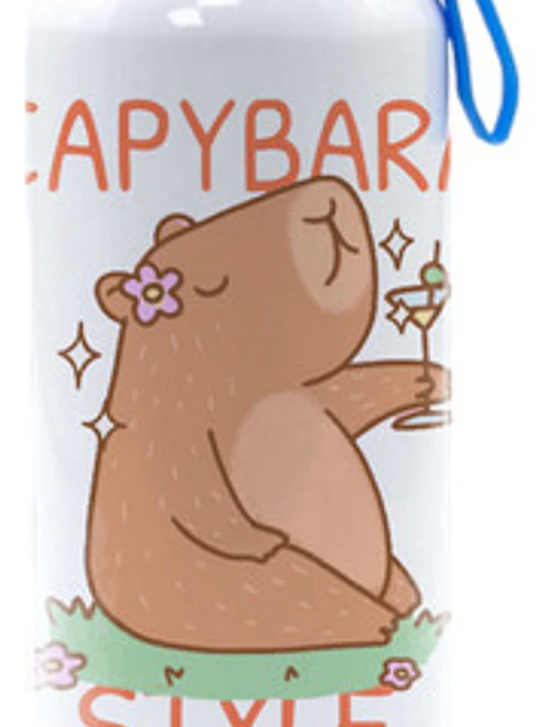 Botella Agua Capibara Style 750 Ml Grafimax 1