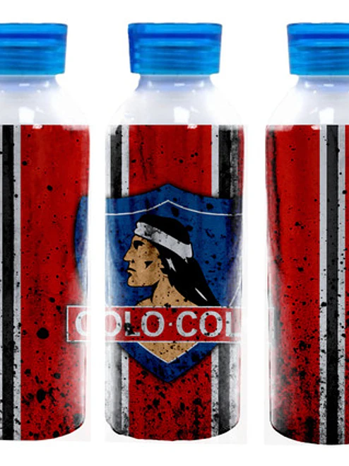 Botella Agua Colo Colo Futbol Chileno 750 Ml Grafimax 2