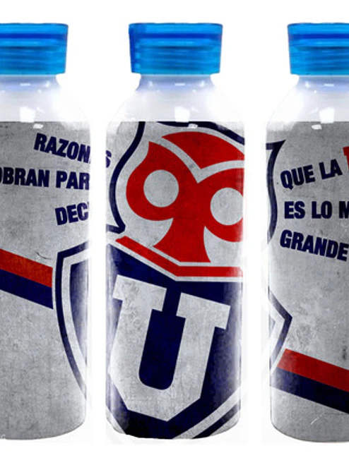 Botella Agua Universidad De Chile Es Lo Más Grande Grafimax 2