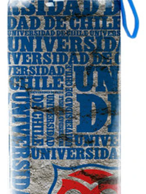 Botella Agua Universidad De Chile Muralla Futbol Grafimax