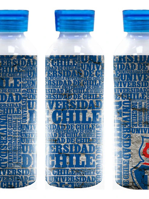 Botella Agua Universidad De Chile Muralla Futbol Grafimax 2