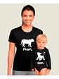 Polera Body Mamá E Hijo Zimba Sarabi Familia Pack Grafimax - Miniatura 1