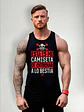 Polera A Lo Bestia Musculosa Sudadera Gym Fitness Grafimax - Miniatura 1