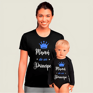 Polera Body Mamá E Hijo Nuestro Primer Dia Madre Grafimax