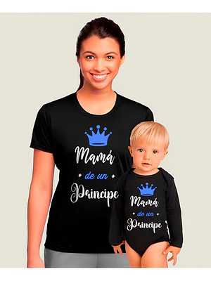 Polera Body Mamá E Hijo Nuestro Primer Dia Madre Grafimax