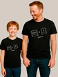 Polera Control V Y Control C Papá Hijo Familia Pack Grafimax - Miniatura 14