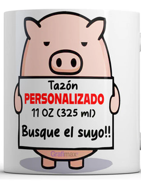 Tazón Personalizado 11Oz Hd Cerámico Envía Tu Foto - Grafimax 1