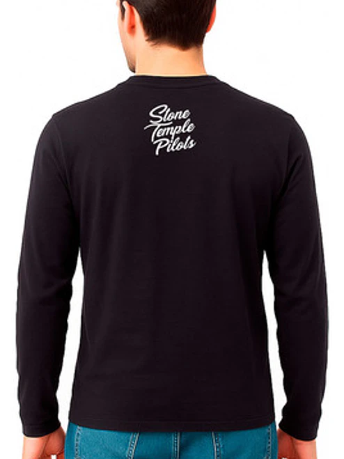 Polera Manga Larga Stone Temple Pilots Hand Written Grafimax 2