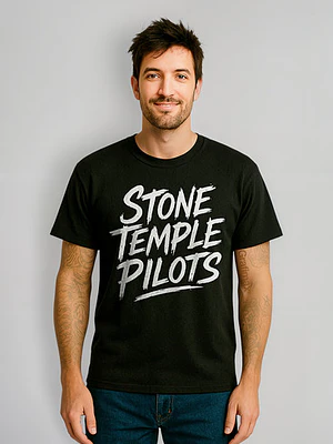 Polera Stone Temple Pilots Handwritten Rock Grunge Grafimax