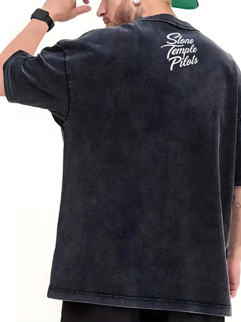 Polera Stone Temple Pilots Desgastada Logo Rock Ggrafimax 2