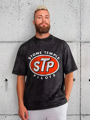 Polera Stone Temple Pilots Desgastada Stp Rock Grafimax
