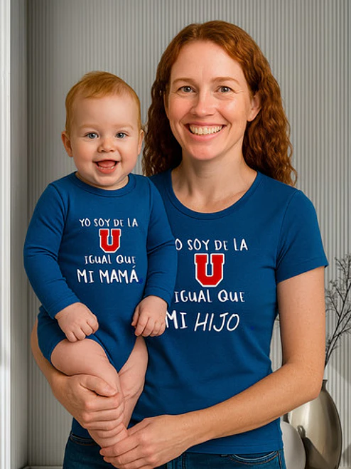 Polera Soy De La U Igual Que Mi Mamá Hijo O Hija Grafimax 10