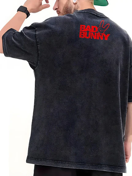 Polera Bad Bunny Debí Tirar Más Fotos Desgastada Grafimax 3