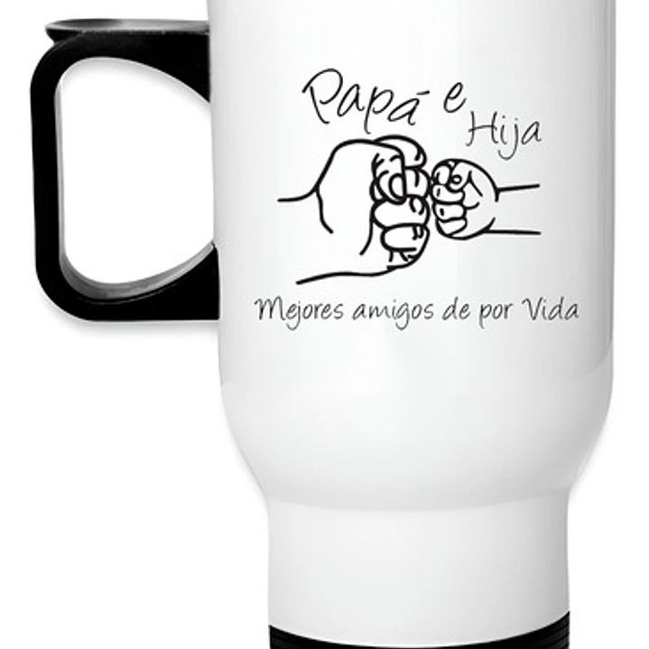Mug Térmico Papá E Hija Termo Día Padre Grafimax 1