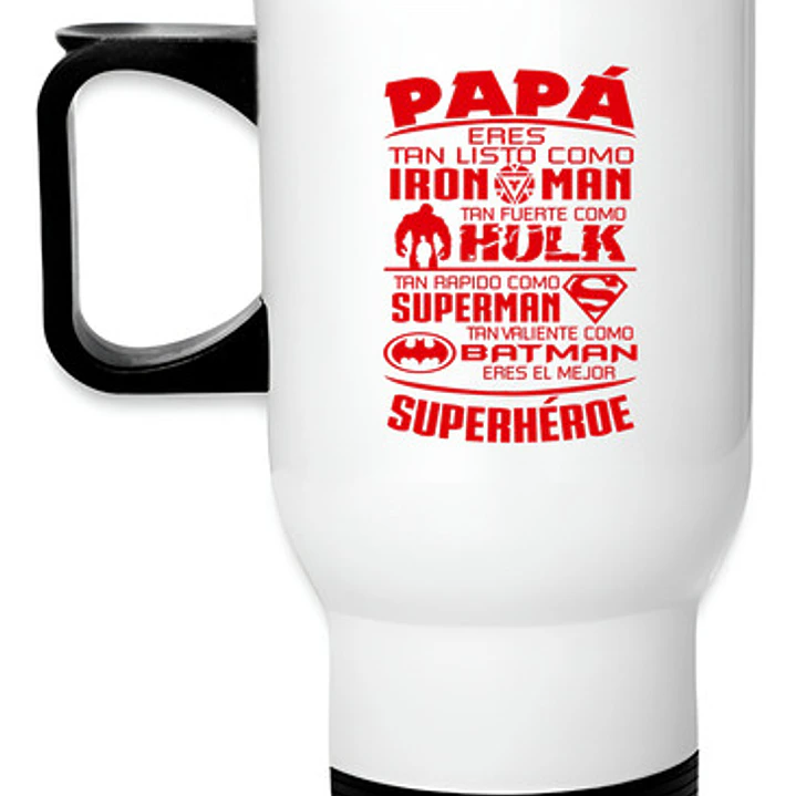 Mug Térmico Papá Eres Listo Termo Día Padre Grafimax 1