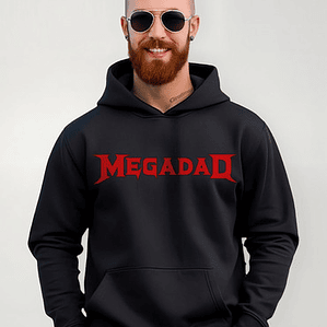 Polerón Papá Megadad Megadeth Día Del Padre Rock Grafimax