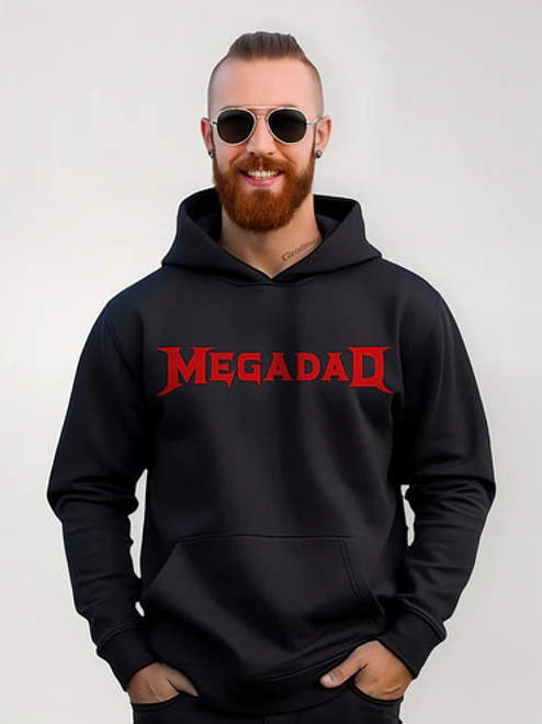 Polerón Papá Megadad Megadeth Día Del Padre Rock Grafimax 1