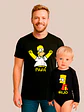 Polera Bart Y Homero Pack Padre E Hijo Familia Grafimax - Miniatura 1