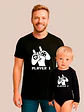 Polera Gamer Player 1 2 Pack Padre E Hijo Familia Grafimax - Miniatura 1