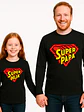Polera Manga Larga Pack Papá Super Papá Super Hija Grafimax - Miniatura 13