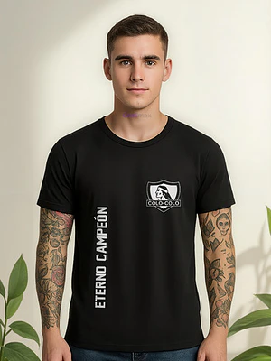 Polera Colo Colo Futbol Chileno Hombre Grafimax