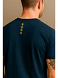 Polera Universidad De Chile Logos Dorados Futbol Grafimax - Miniatura 2