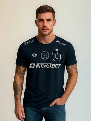 Polera U De Chile Conmemorativa Leonel Firma Cotton Grafimax