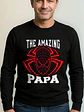 Polera Manga Larga The Amazing Papá Día Del Padre Grafimax - Miniatura 1