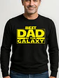 Polera Manga Larga Best Dad Galaxy Día Del Padre Grafimax - Miniatura 1