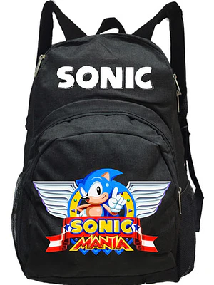 Mochila Sonic Mania Gamer Colegio Niño Grafimax