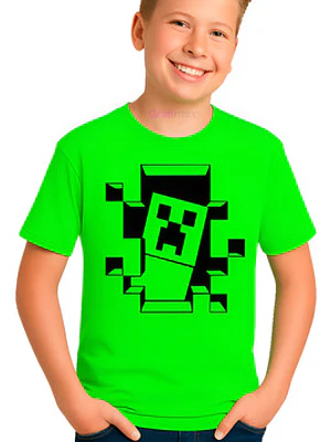 Polera Niño Mine Video Juego 100% Algodón Creeper Grafimax