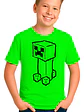 Polera Niño Mine Video Juego 100% Algodón Creeper Chibi Gfmx - Miniatura 1