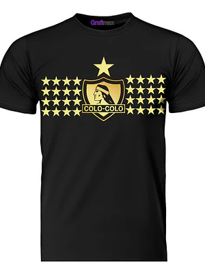 Polera Colo Colo 34 Dorado Equipos Deportes Grafimax