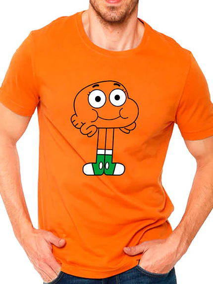 Polera Niño Gumball Darwin Dibujos Animados Grafimax 2