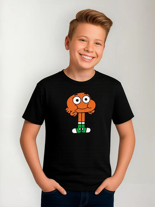 Polera Niño Gumball Darwin Dibujos Animados Grafimax 4