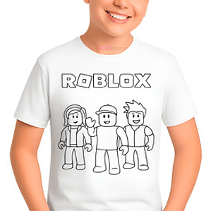 Polera  Roblox NiÃ±os Gamers Video Juego AlgodÃ³n  Grafimax