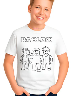 Polera  Roblox NiÃ±os Gamers Video Juego AlgodÃ³n  Grafimax