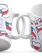 Tazón Banderitas De Chile Regalo Merch Recuerdo Grafimax - Miniatura 1