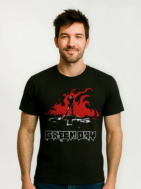 Polera Green Day 21 Century Break Punk Rock Música Grafimax 1