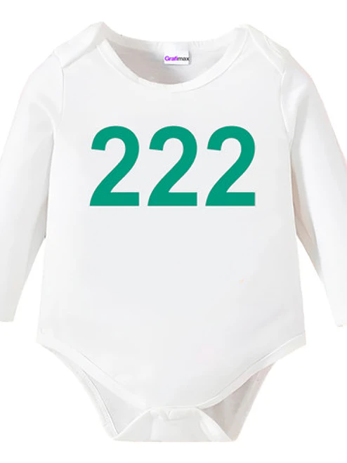 Body Bebé Pilucho Jugador 222 Juego del Calamar - Grafimax 1