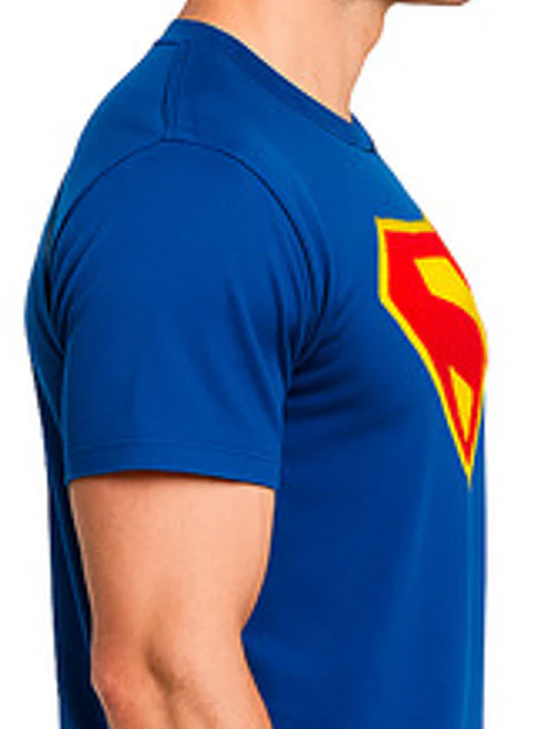 Polera Azul Superman 2025 New Logo Superhéroes Grafimax 2