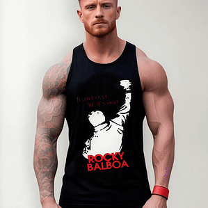 Polera Sin Mangas Rocky It Aint Over Musculosa Grafimax