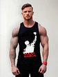 Polera Sin Mangas Rocky It Aint Over Musculosa Grafimax - Miniatura 1