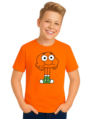 Polera Niño Gumball Darwin Dibujos Animados Grafimax