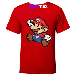 Polera Niño Mario Bros Retro Videojuegos Grafimax